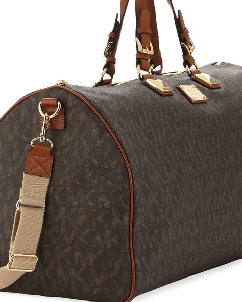 michael kors jet set large weekender|Michael Kors duffel bag.